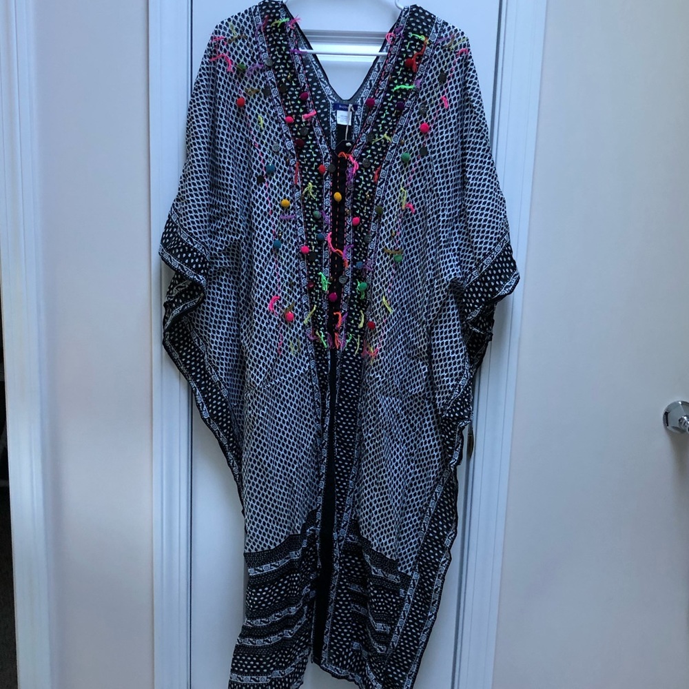 Buji Baja embellished swim coverup
